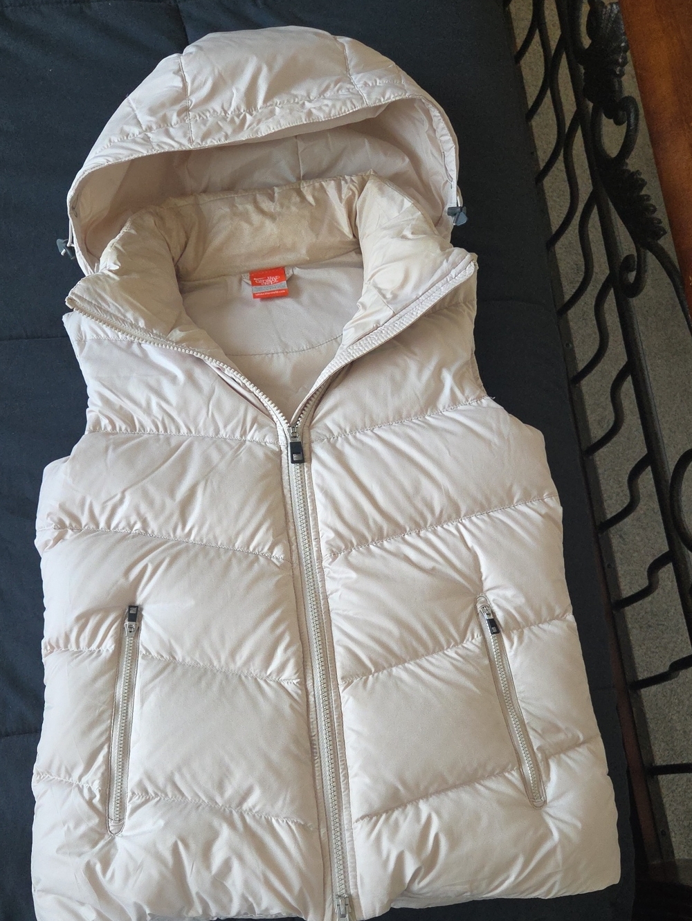 Nike Hooded Puffer Vest - Cream